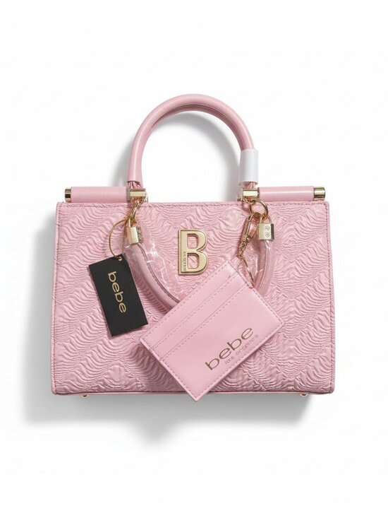 bebe Pink And Gold Purse Satchel/Top Handle Bag for Woman - Picture 6 of 6